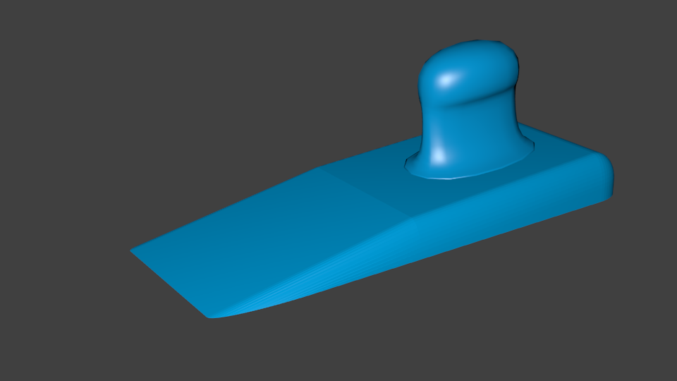Rückenfreundlicher Türstopper