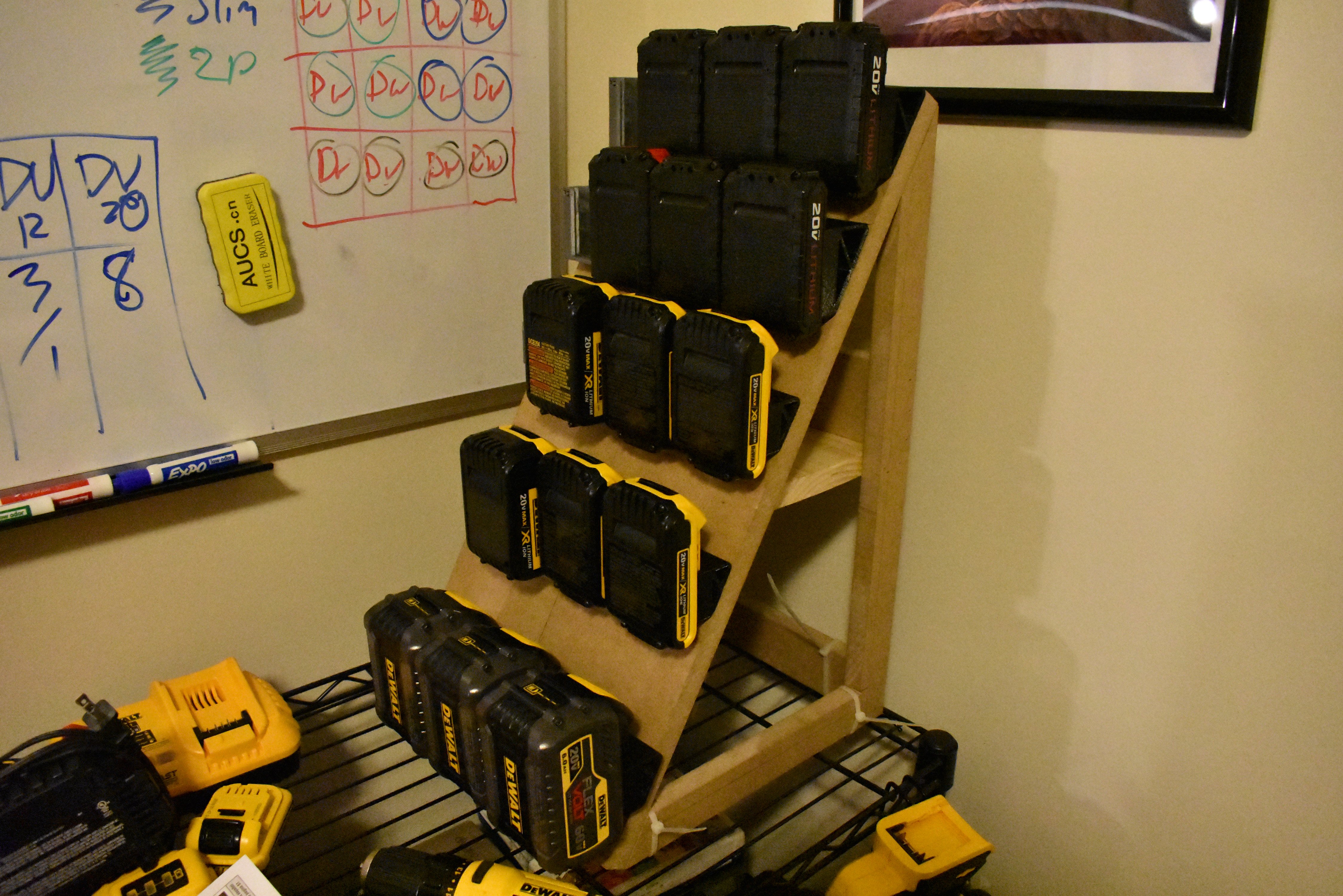 DeWalt and Porter-Cable 20V Battery Storage Feet