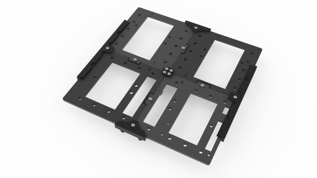 ATX RPI mounting board - 18x RPI mounting board for ATX PC Case