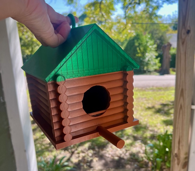 LOG CABIN BIRDHOUSE REMIX