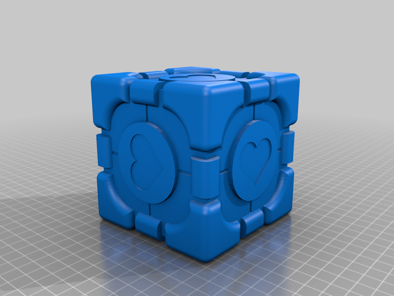 companion cube portal 1/2