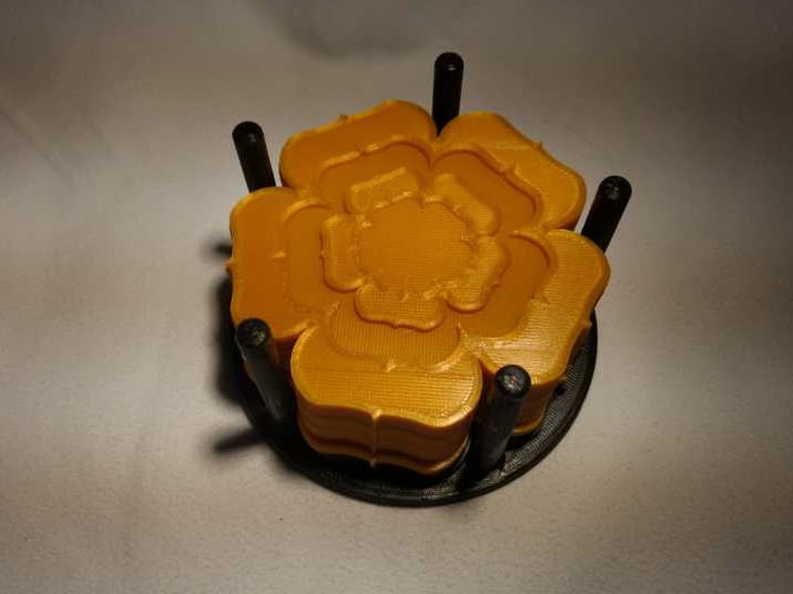 Coaster "Rose" with holder