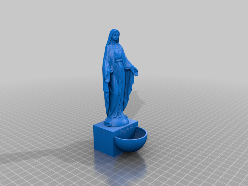 Virgin Mary Holy Water Font