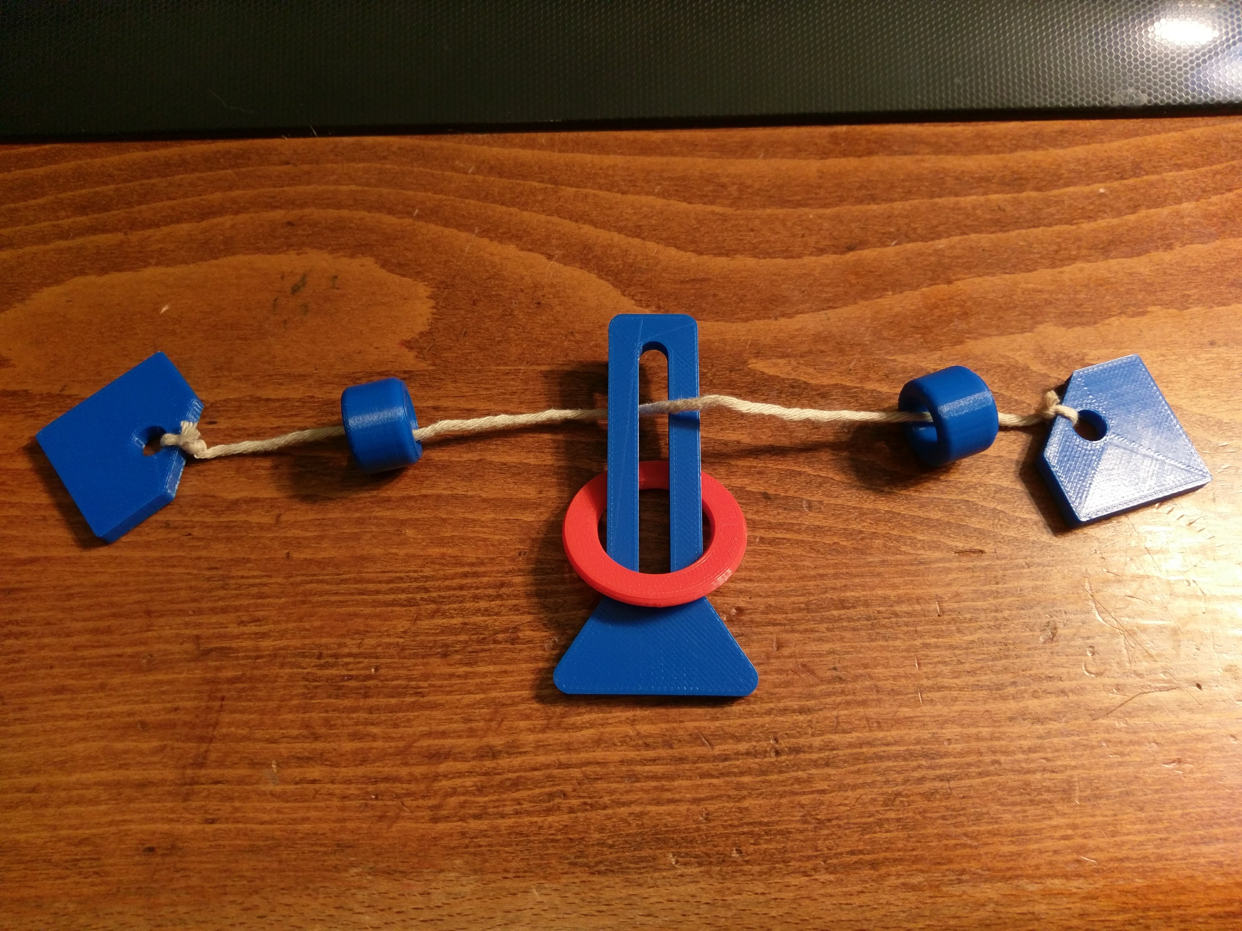 Trapped Ring (Wit's End) Puzzle