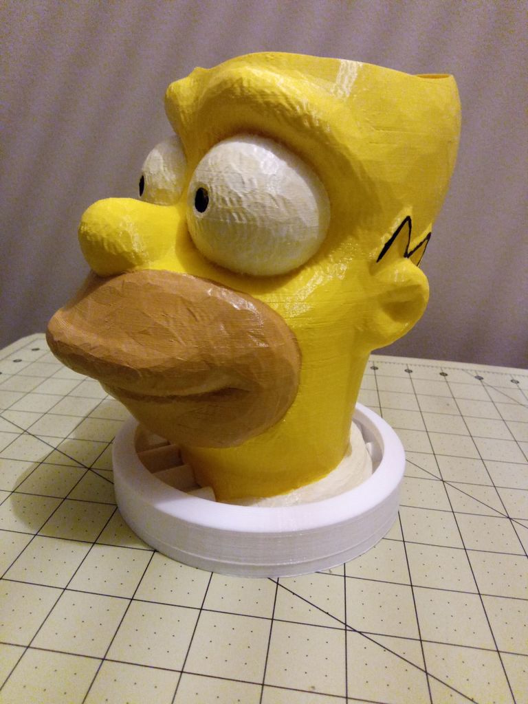 Homer Simpson Planter - with Tray