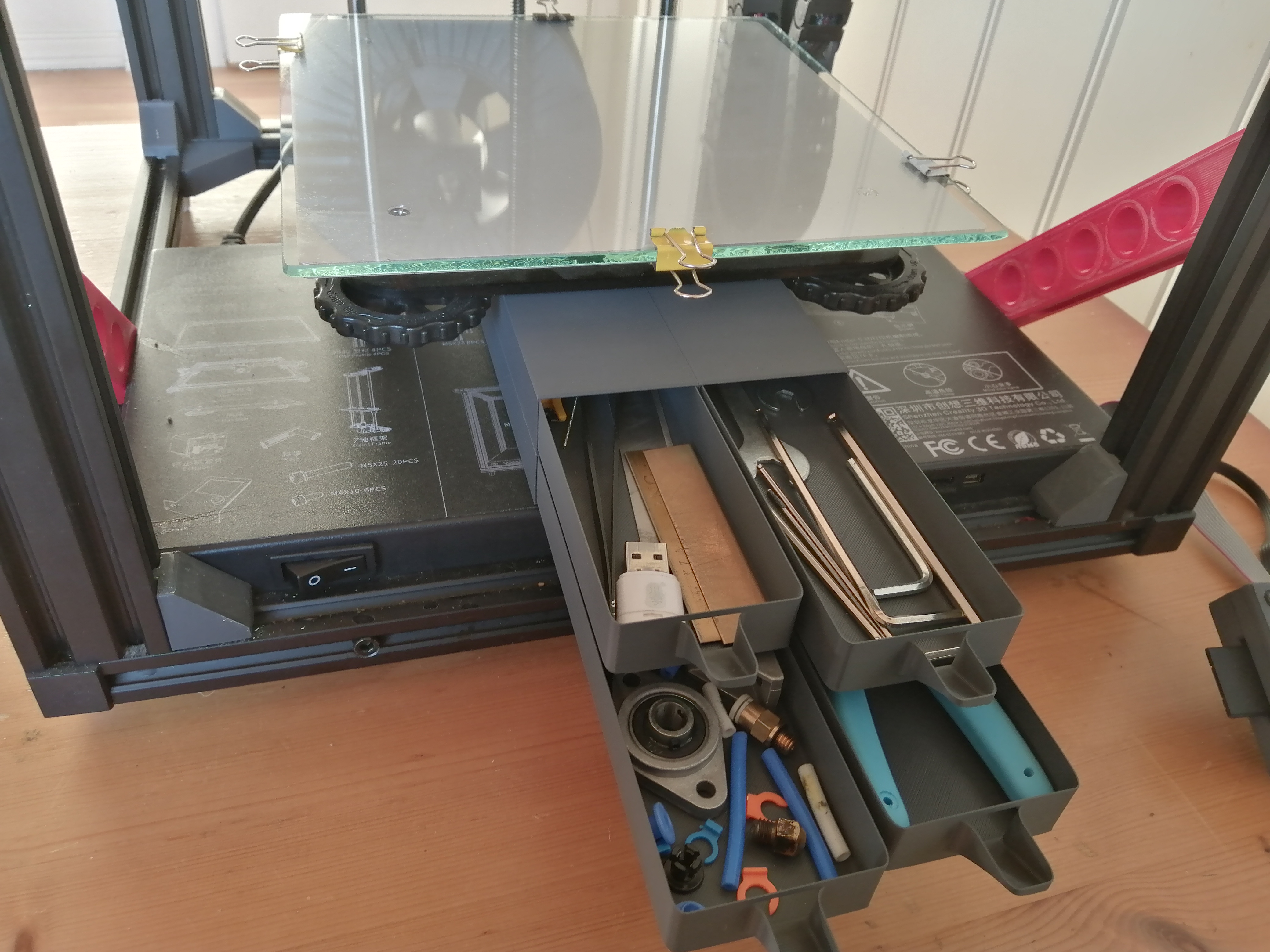 Ender 5 - Drawers for Tools and Small Parts