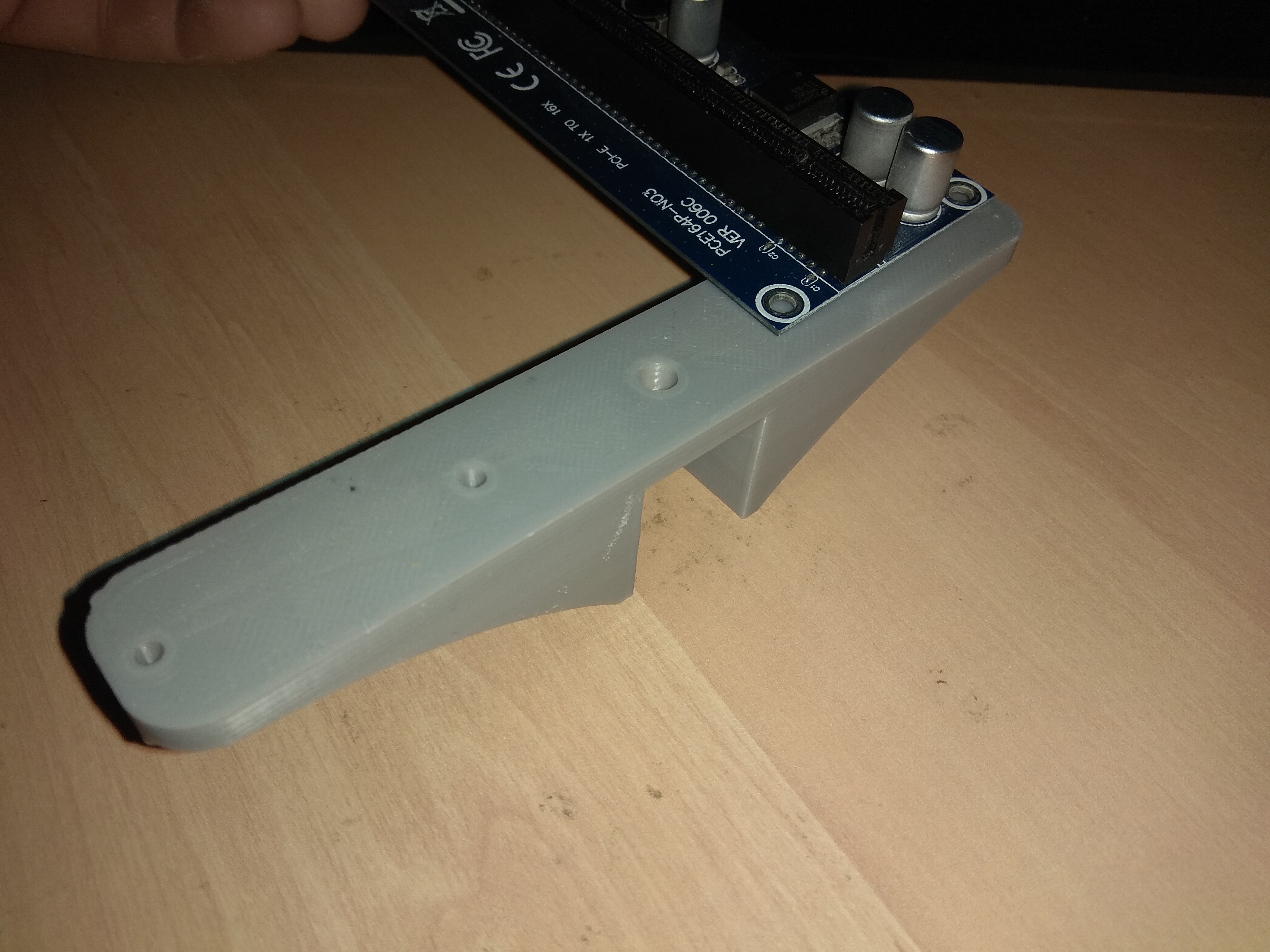 Central 2x Riser GPU Mount for 2020 aluminum extrusion