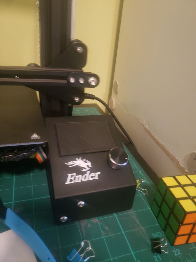 Ender 3 Blackout Screen Cover (Quick Print)
