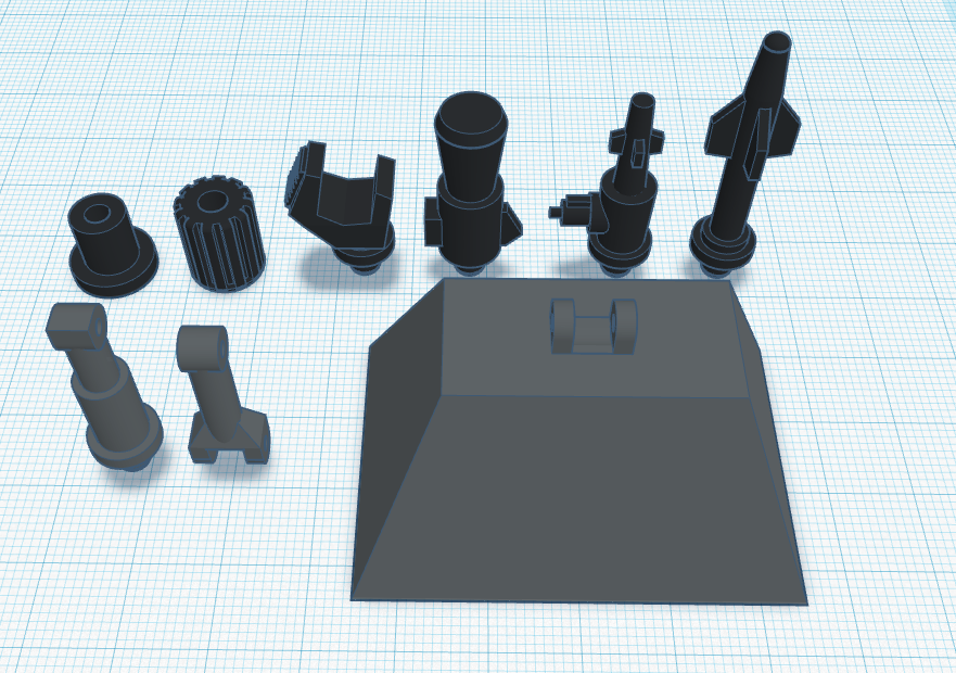 GI Joe 1983 Cobra SNAKE Armor Parts