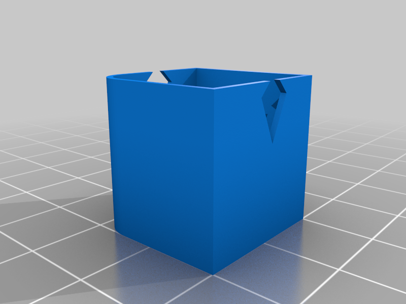 Test flow cube
