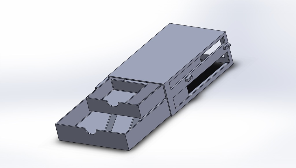 Creality Ender 3 Pro dual drawer (mod)