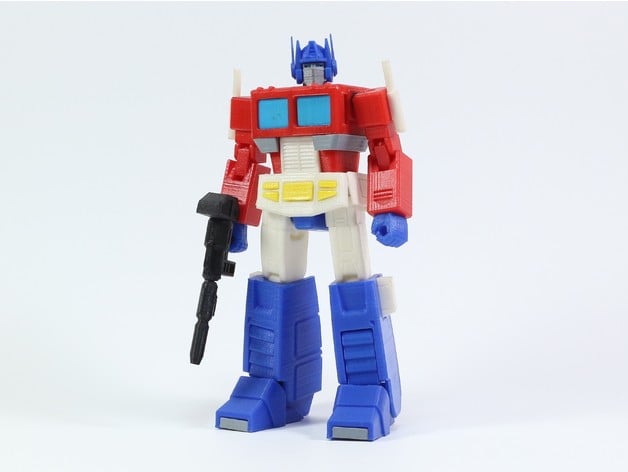Articulated G1 Transformers Optimus Prime No Supports