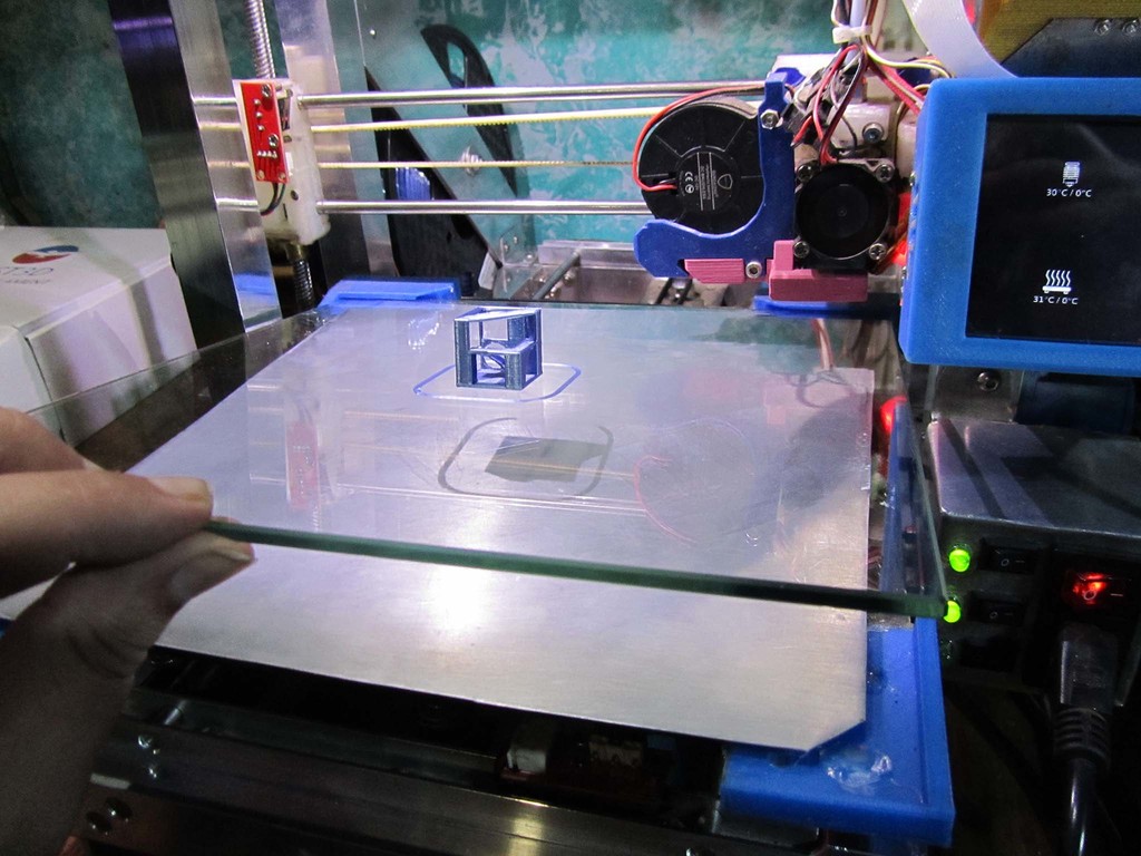 Print Bed clip system