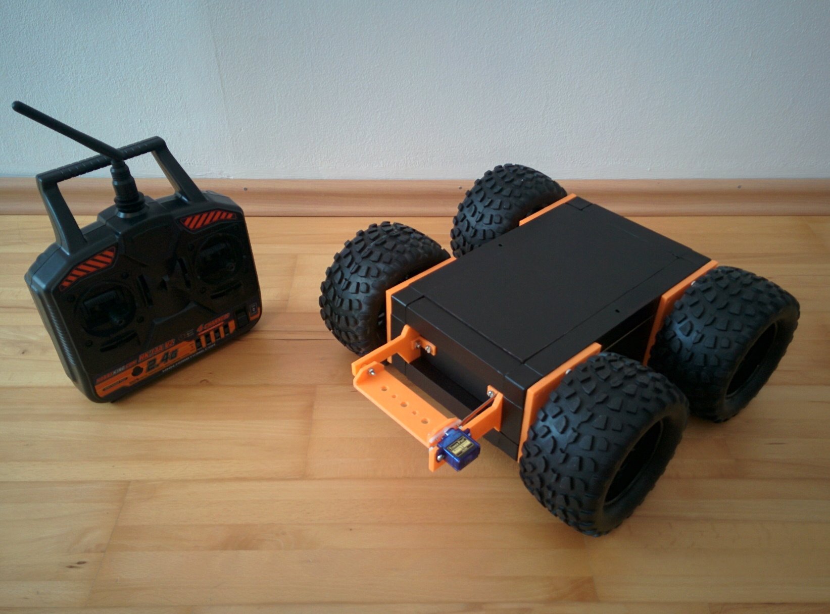 4WD inspection robot