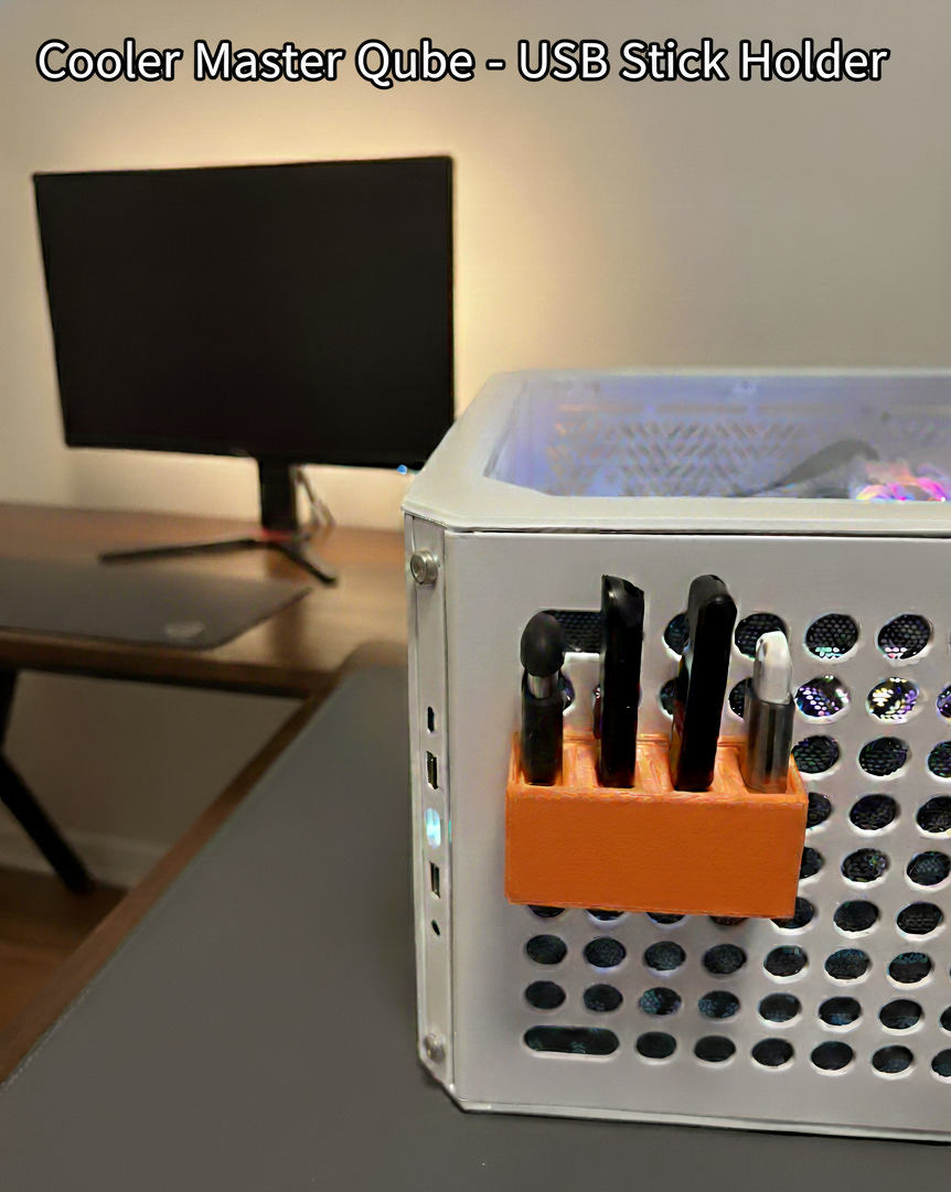 USB Stick Holder - Cooler Master Qube