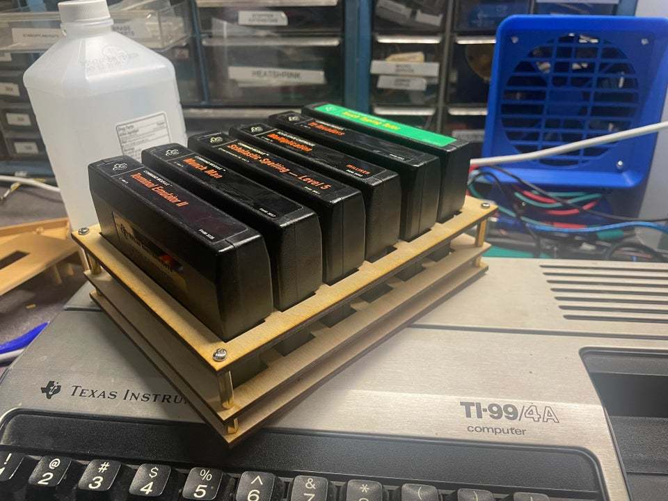 TI-99/4A Cartridge Racks