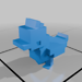 Cuboid Animals - Duck - Pato 3D model