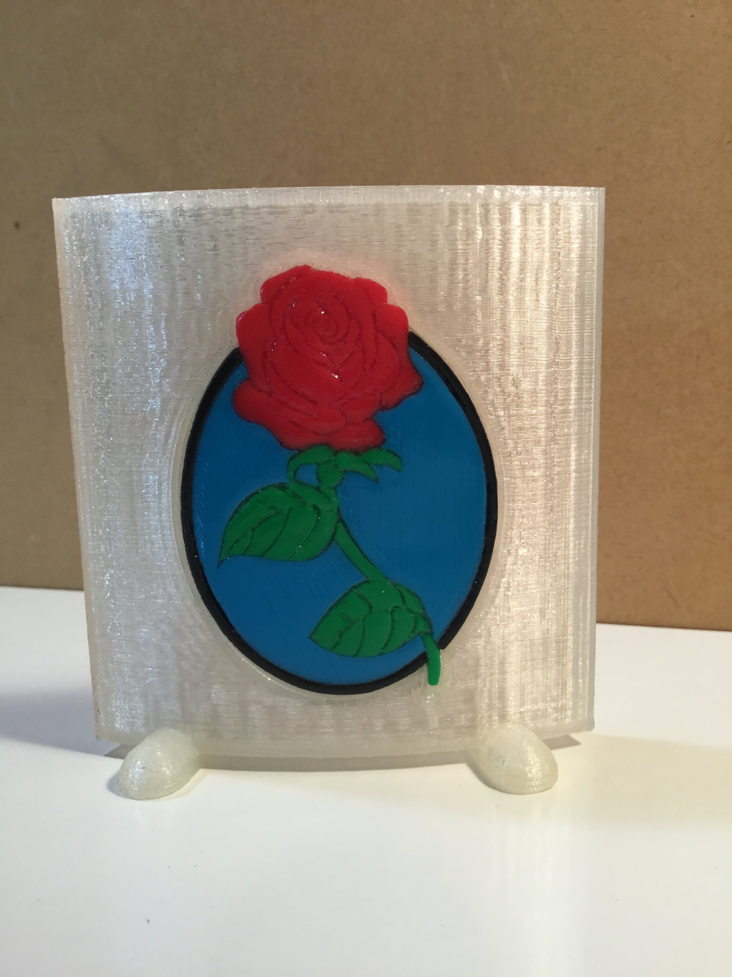 Set In Glass ( Rose )