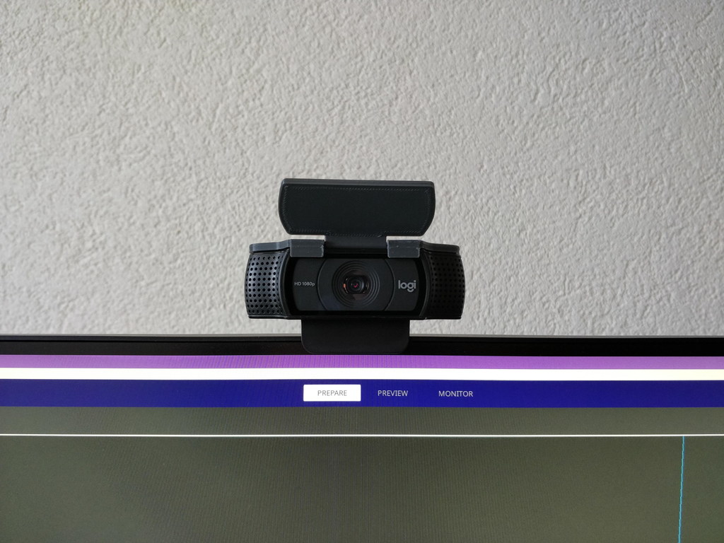 Logitech C920 Webcam Cover - Separated