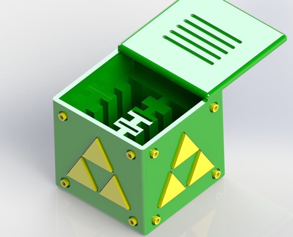 Zelda Switch Cartridge Case with sliding lid