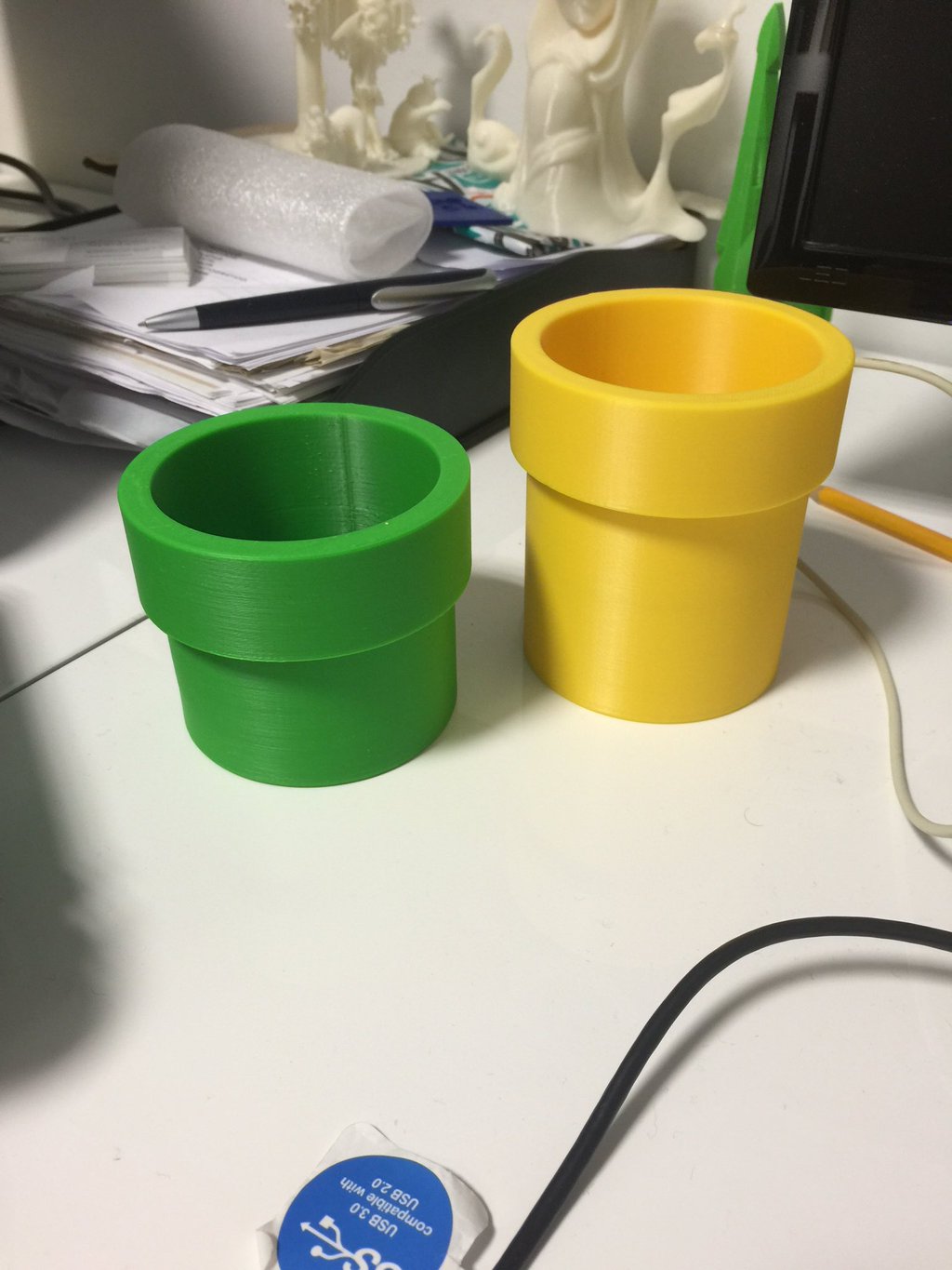Mario Bros Pipe Like Pencil Pot