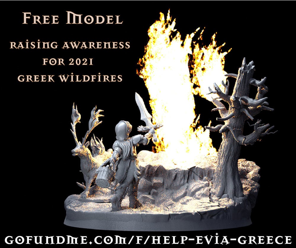 Wildfire Diorama - Charity model
