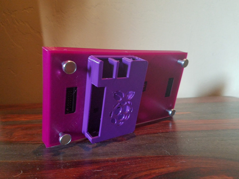 16x32 LED Matrix Case with Raspberry Pi Mount
