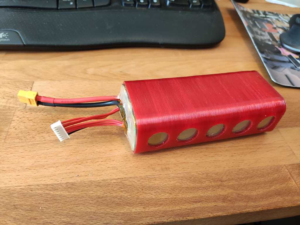 18650 TPU Sleeve for 6S2P Quadcopter Battery