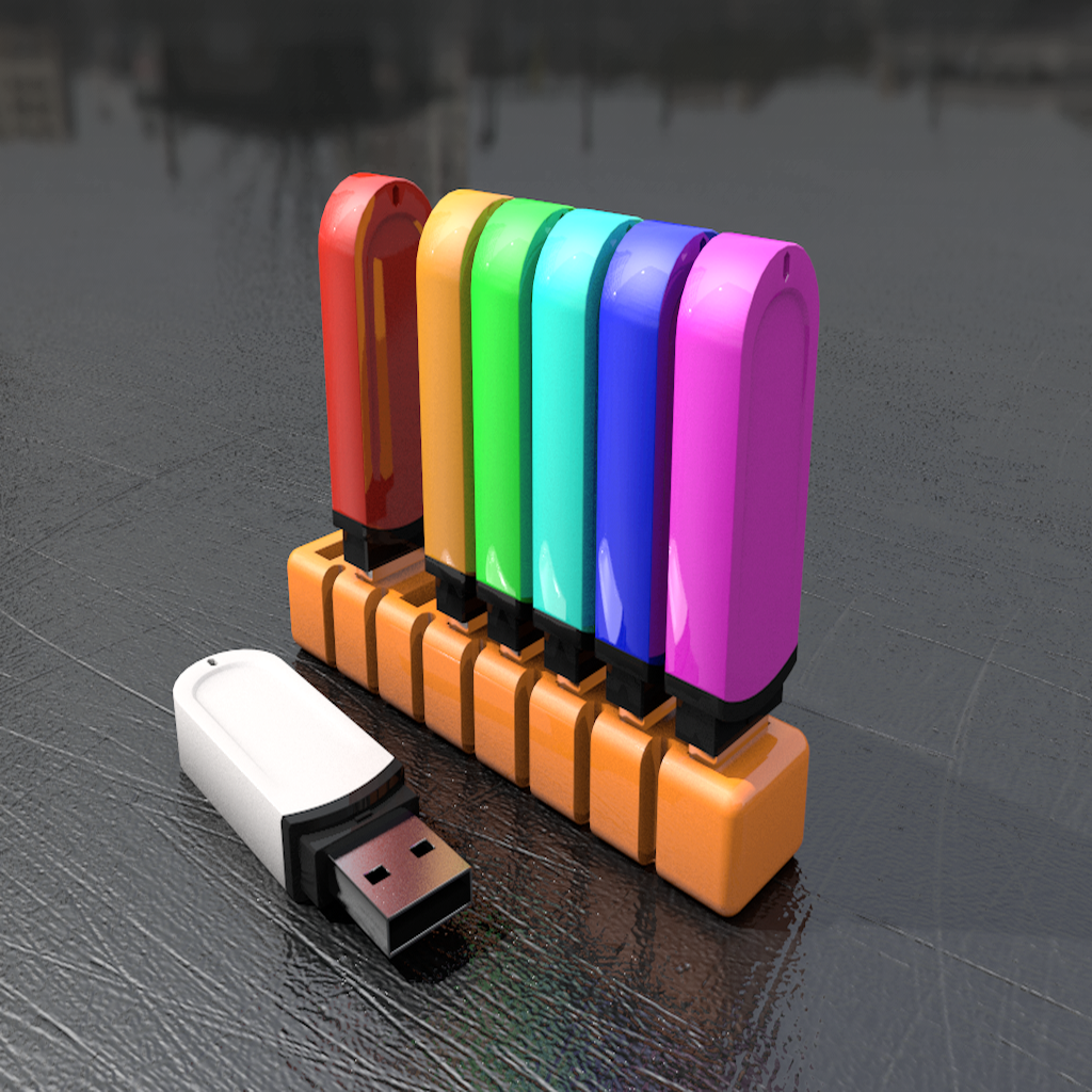 Simple USB Stick Holder