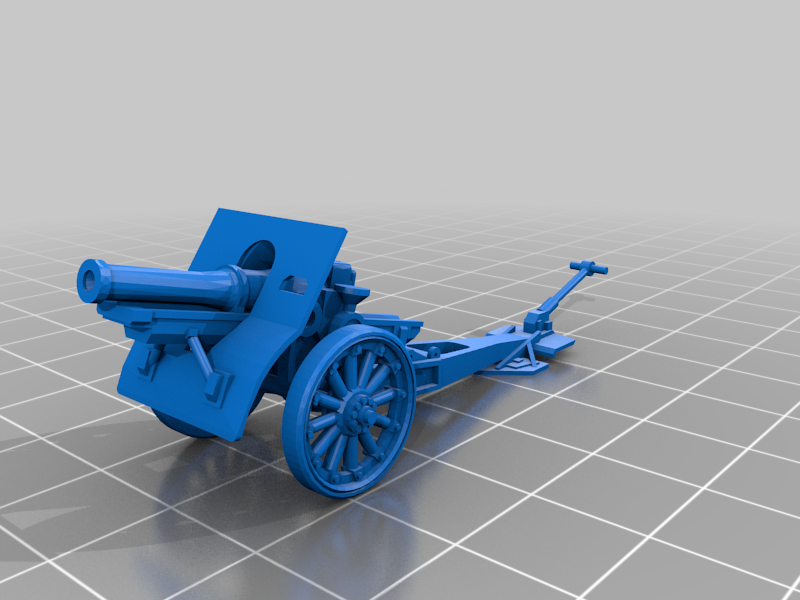 M1918 155mm Howitzer easy print