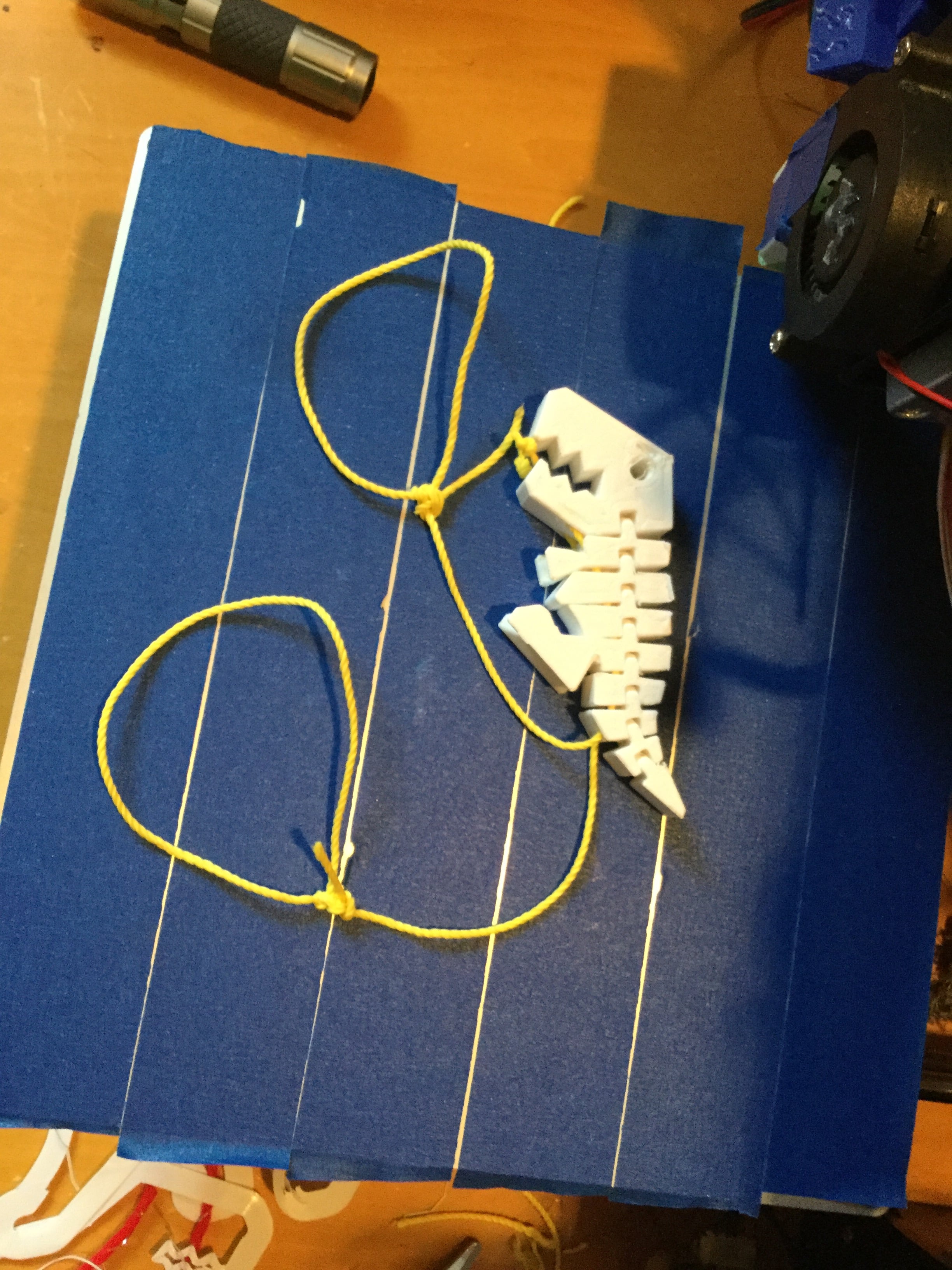 Flexi rex with string holes