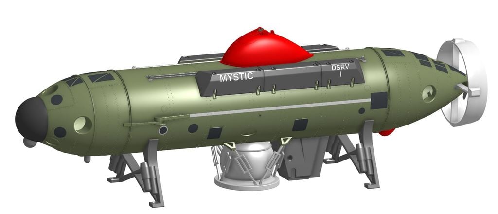 RC submarine Mystic class DSRV