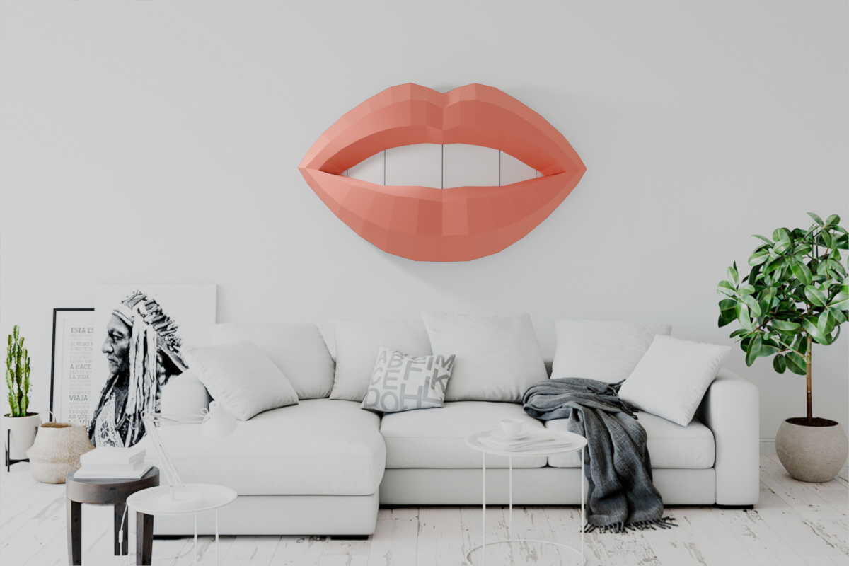 Woman Lips Wall Pop Art (multiparts):