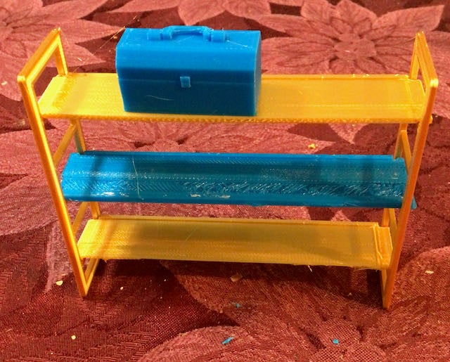 Ladder Bookcase 1:12 Scale