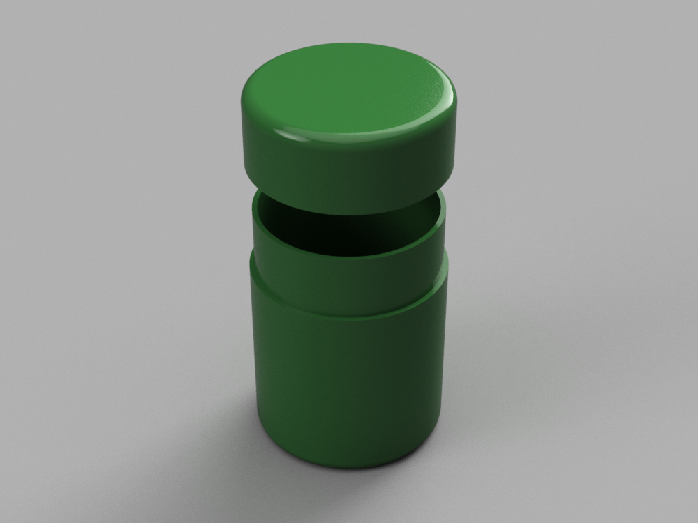 Jar with lid