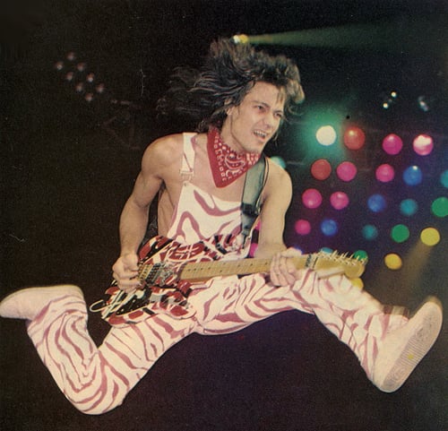 Flyin' Eddie Van Halen Ornament