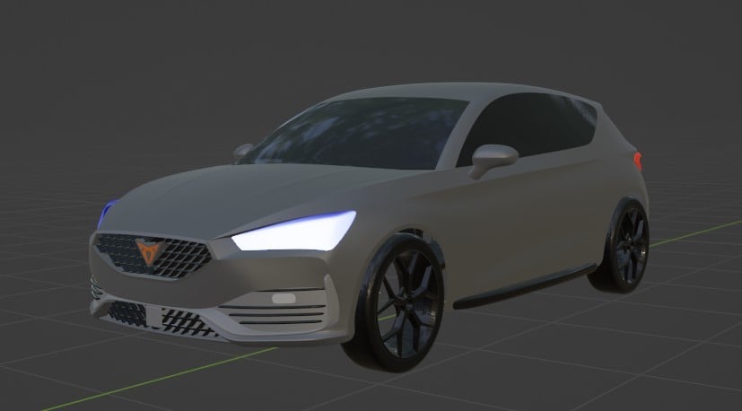 SEAT Leon 2020 CUPRA 3D model