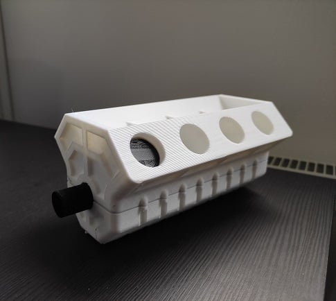 V8 Flat Plane Engine working model