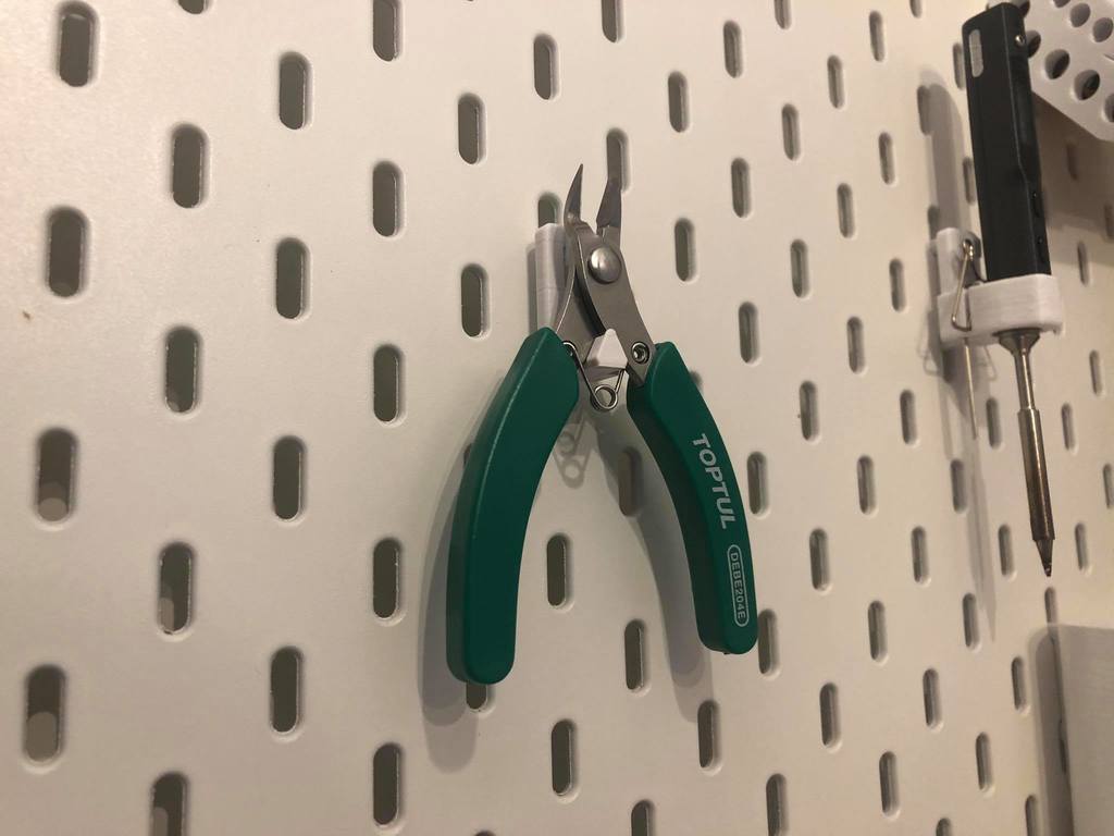 IKEA Skadis wire snipper holder