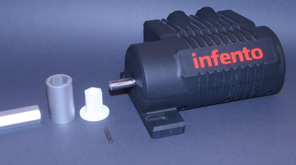 Axle connector for Infento e-pulse motor