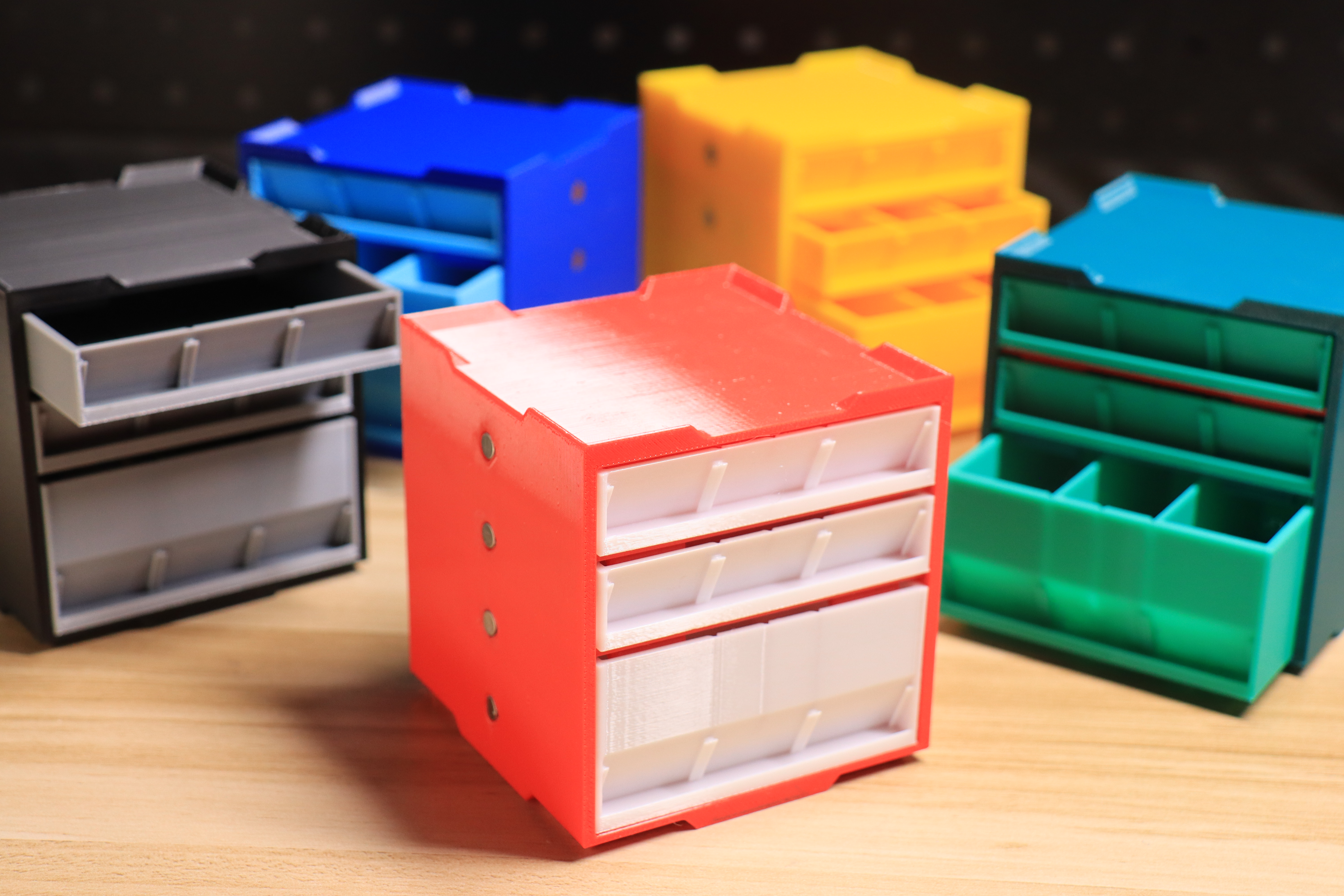 Magnetic Jenga desktop storage box- standard edition 磁吸叠叠乐桌面收纳盒