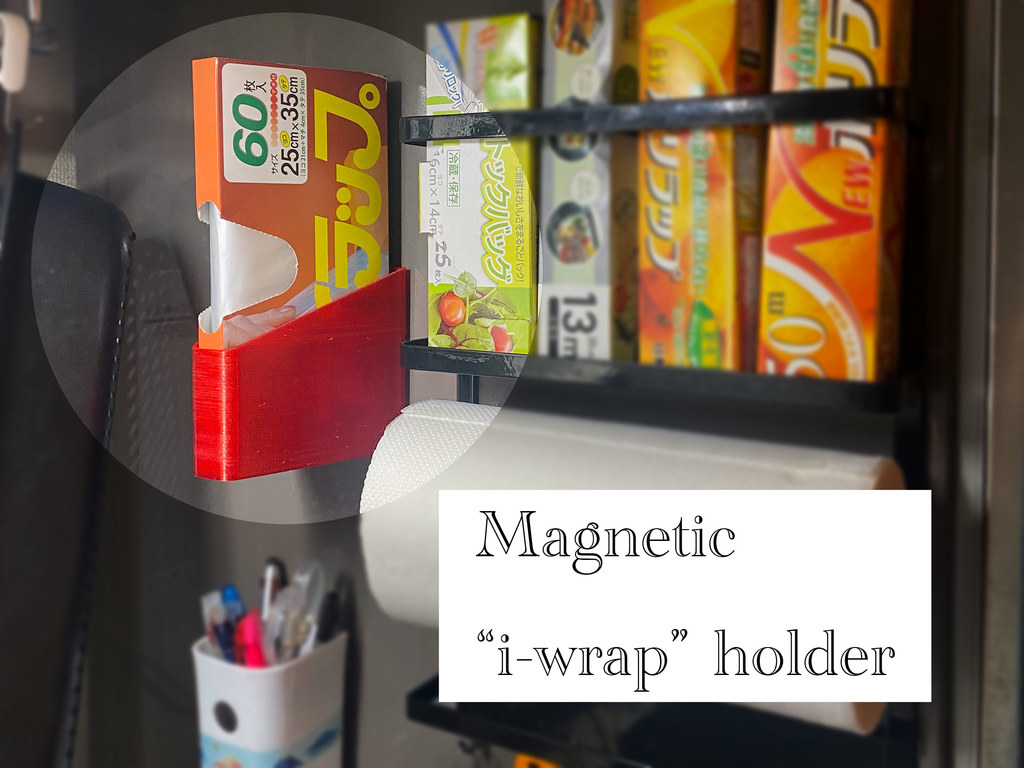 Magnetic “i-wrap” holder