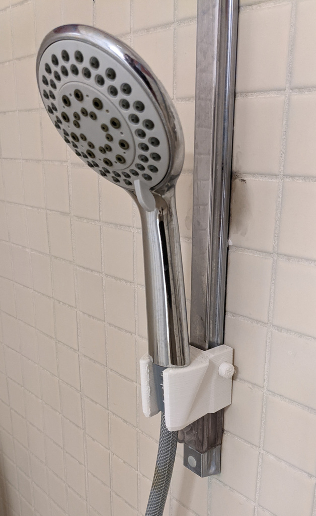 Shower Handle Holder for Square Rail