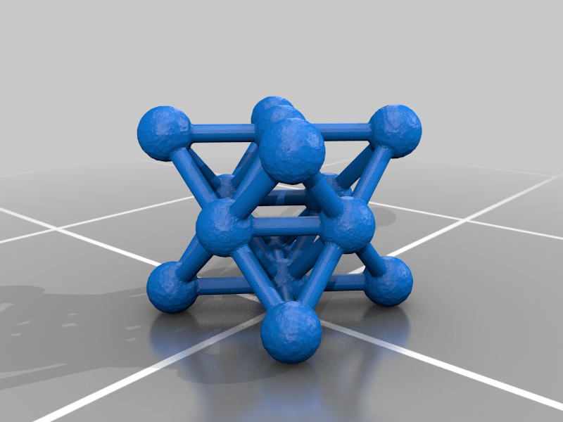 FCC crystal cell