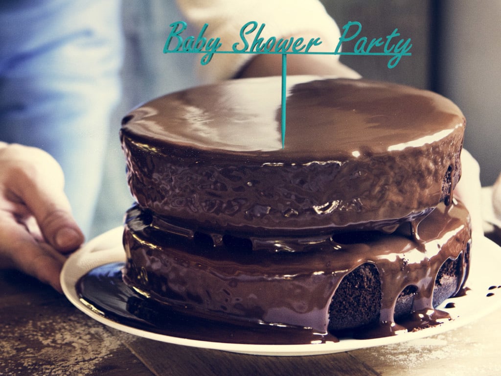 BabyShowerParty cake Topper