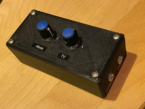 Box for "Making an Audio Mixer" on Instructables with OpenSCAD
