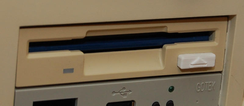 Floppy eject button