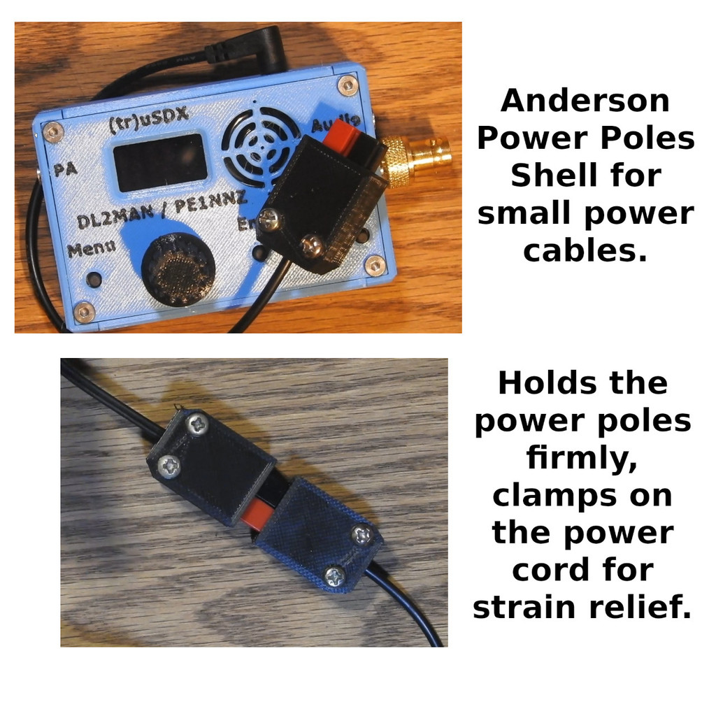 anderson power poles cable end shell