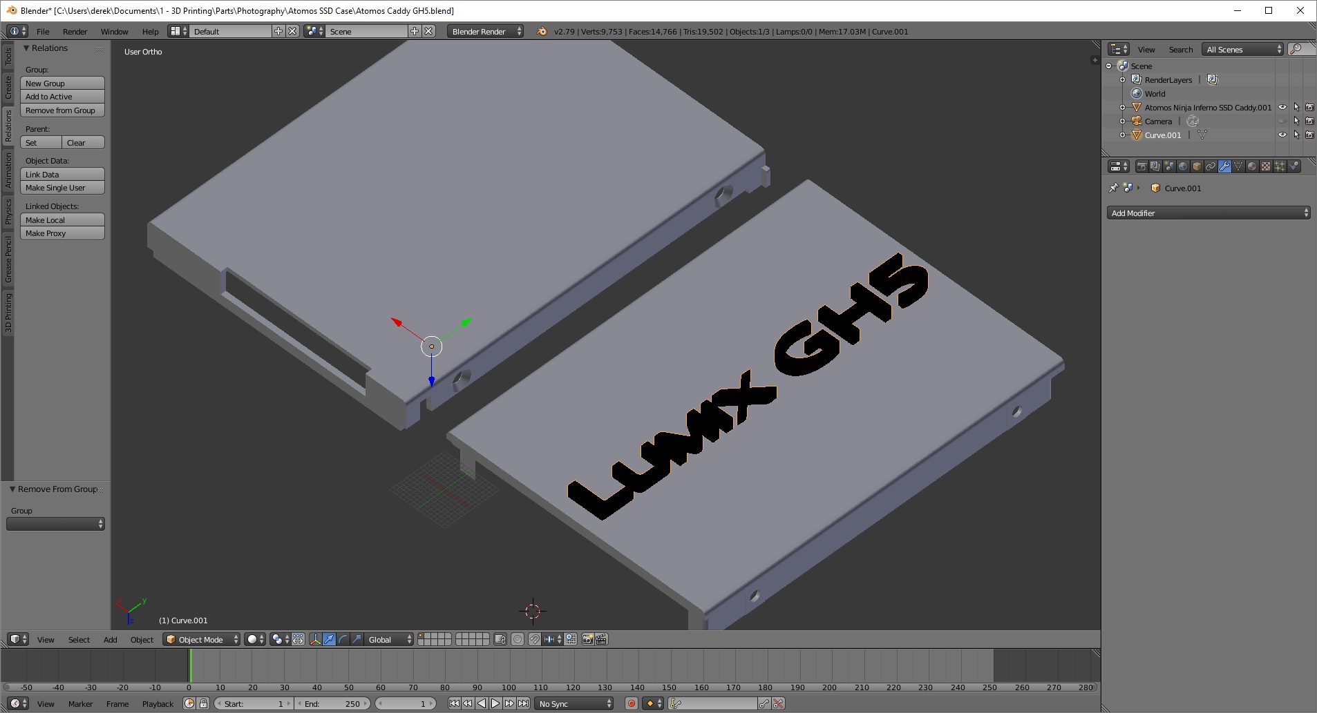 Atomos SSD Caddy
