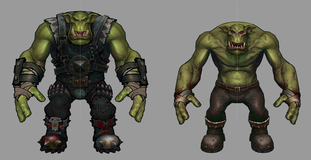 ork head and full bod combo